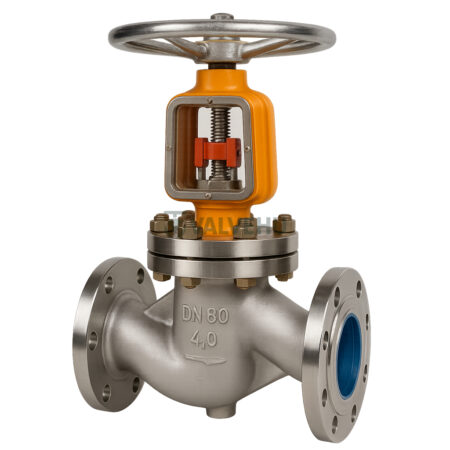 Globe Valve JY41W/JY41Y PN16–40 Silicon Brass/Stainless Steel Flanged Manual