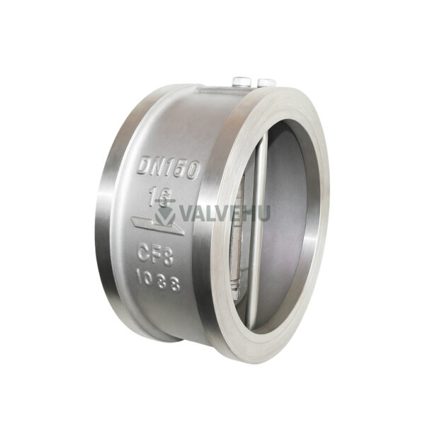 Dual Plate Wafer Check Valve H76W/H71Y PN1.6–4.0 Flangeless Stainless Steel