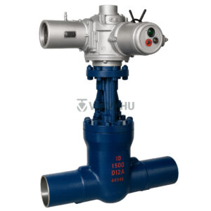 High Temp Gate Valve Class 560/960 WCB Butt Welded Electric Actuated