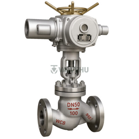 Electric and Manual Globe Valve WCB Class 16/25 with Flanged Connection