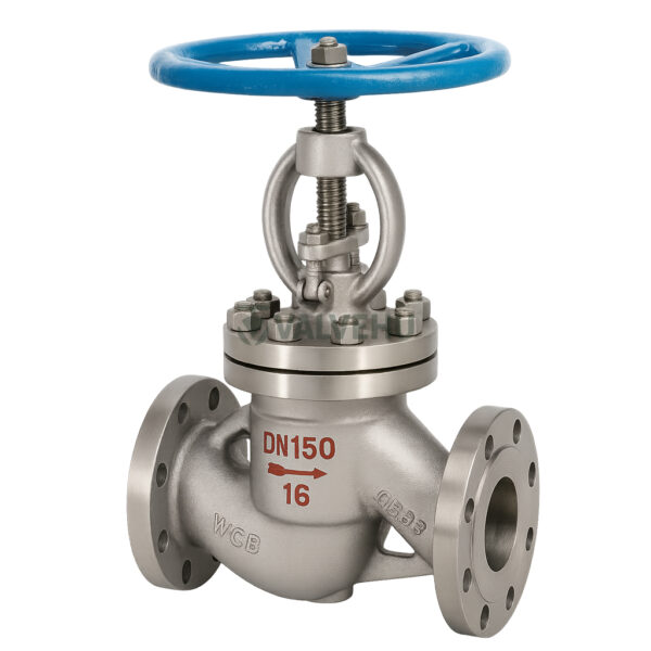 Electric and Manual Globe Valve WCB Class 16/25 with Flanged Connection - Image 2