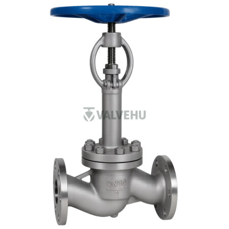 Low Temperature Globe Valve PN16 Stainless Steel Flanged Manual Operated