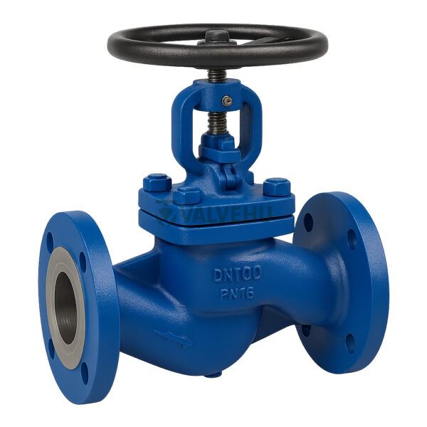 Cast Steel Globe Valve DIN WJ41H–16C / ASME ZDAWJ41–150LB Flanged Manual - Image 2