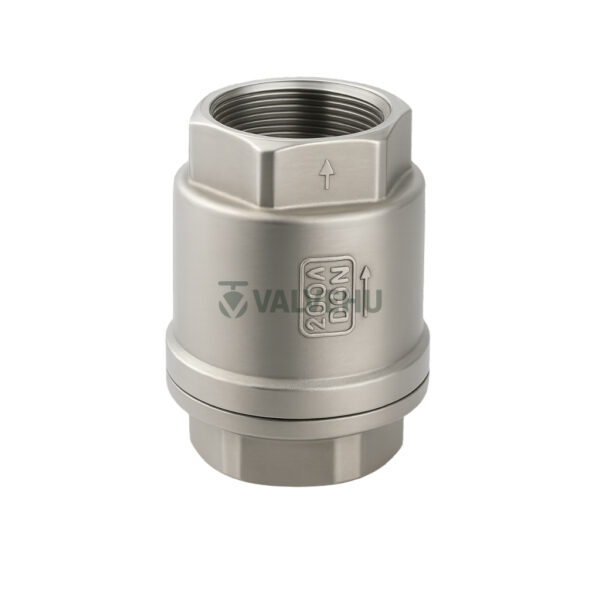 Vertical Lift Check Valve H12W-16P PN0.6–16 Stainless Steel Threaded