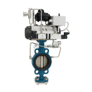 Expanding Butterfly Valve PZD671X PN10 Ductile Iron Wafer Pneumatic