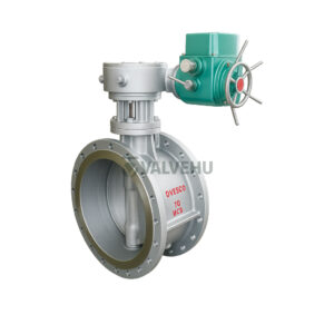 Gas Tight Flanged Butterfly Valve DM941X Cast Iron Electric Operated