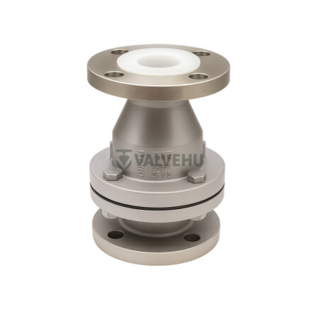 Corrosion Resistant Flanged PTFE Check Valve H41/H44 F3 F4 PN10~16 Stainless Steel