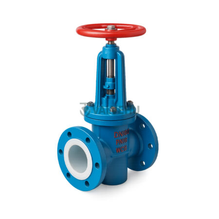 PTFE Lined Globe Valve J41/J45 Flanged Cast Steel Manual