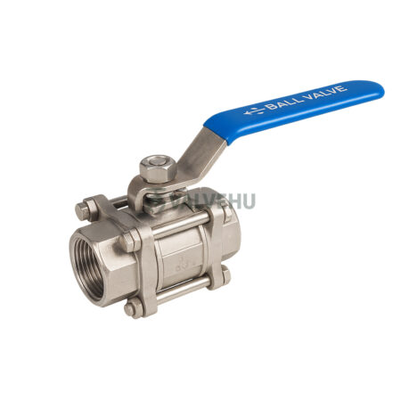 Three-Piece Ball Valve Q11F PN1.6/2.5/4.0MPa Stainless Steel Threaded Manual