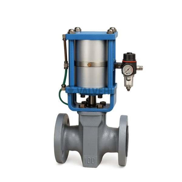 Flanged Pinch Valve GJ41X GJ641X PN10 Cast Iron Handwheel Pneumatic - Image 2