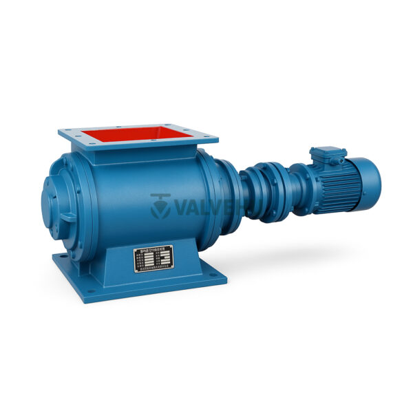 Rotary Airlock Valve YHF Model Low Pressure Cast Iron Flanged Motor Driven